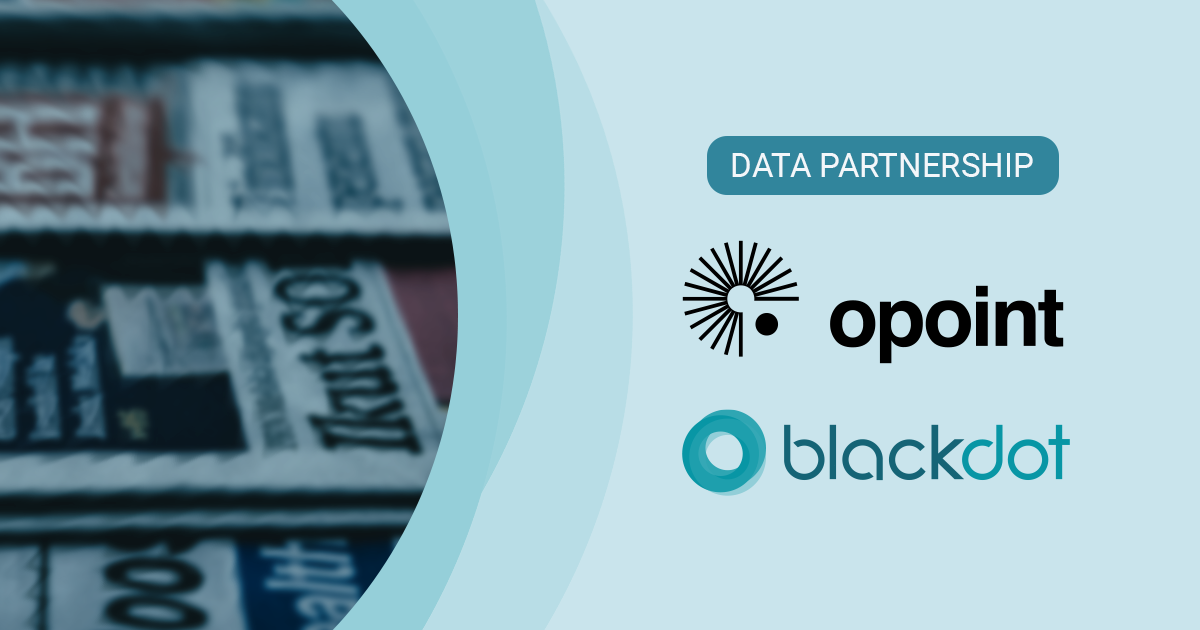 Blackdot partners with Opoint to integrate global news data