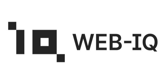 Web-IQ logo - black